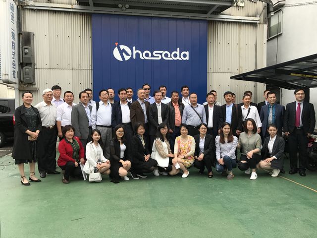 中国・製麺企業視察団御一行様